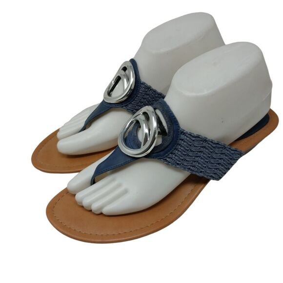 ST JOHNS BAY BLUE WITH SILVER ACCENT. SIZE 10M. - Picture 1 of 15
